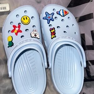 Light blue crocs